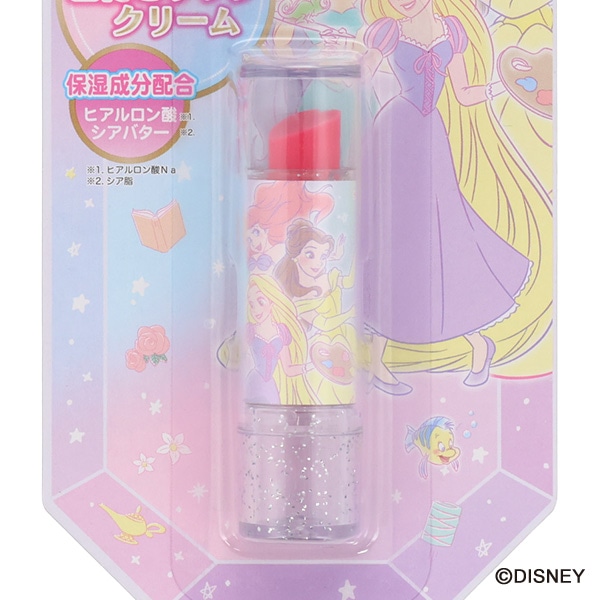 色付リップクリーム（ディズニープリンセス）