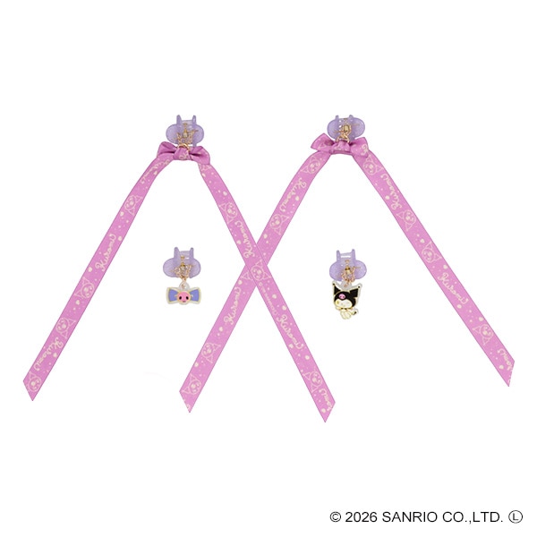 アクセサリー付ミニヘアクリップ（クロミ）