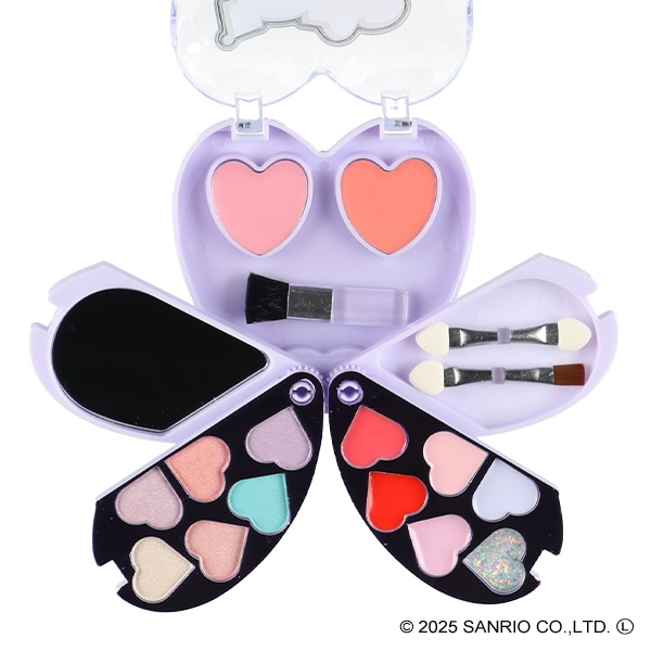 キラキラハートのコンパクト（マイメロディ&クロミ） | 西松屋