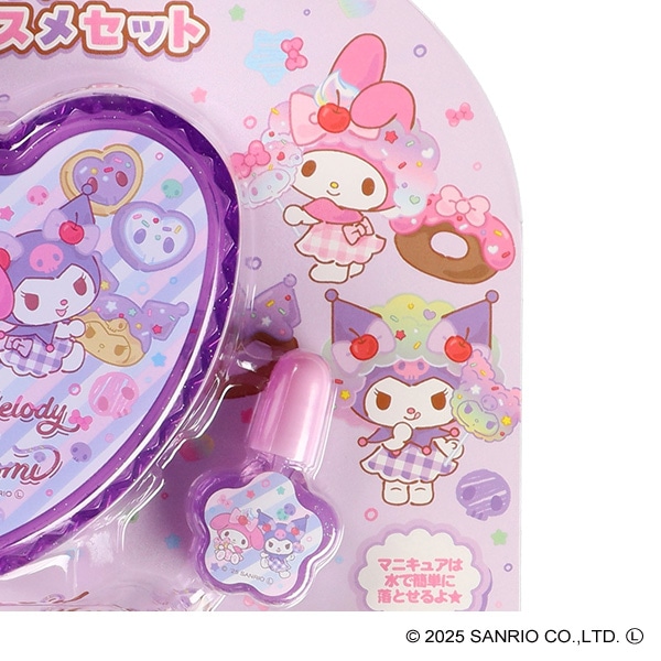 キラキラハートコスメセット（マイメロディ・クロミ）