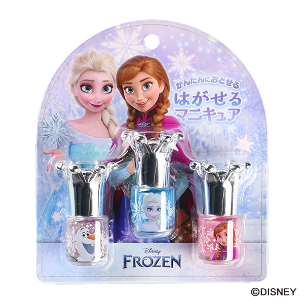 はがせるマニキュア3本セット（アナと雪の女王）