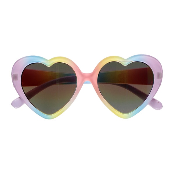 キッズファッション用グラス（ハートレインボー）