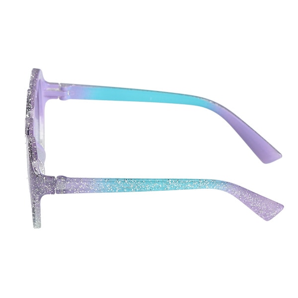 キッズファッション用グラス（ハートラメブルー）