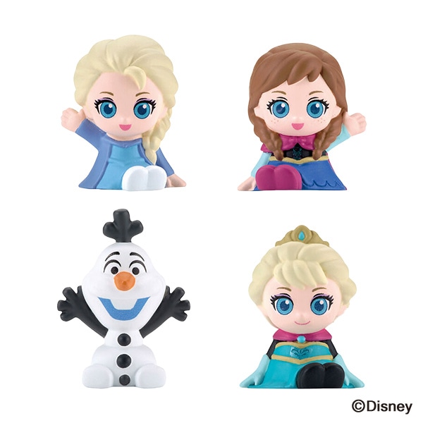 バンダイ）びっくらたまご おすわりマスコット（アナと雪の女王）