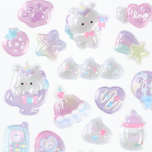 クーリア）ボンボンドロップシール（ゆにこんボンボン）