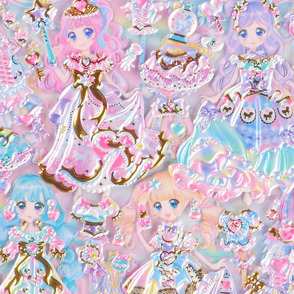 チャーミングドレスアッププリンセスシール（トゥインクルフェアリー）