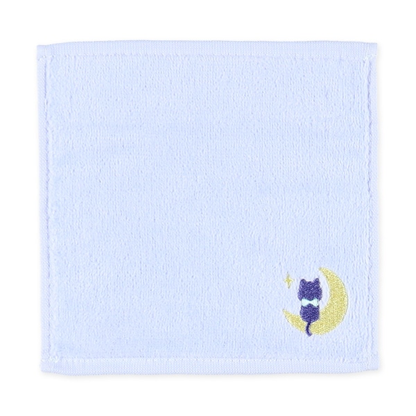 3枚組抗菌ミニタオル ワンポイント刺繍（うさぎ・ユニコーン・ねこ）