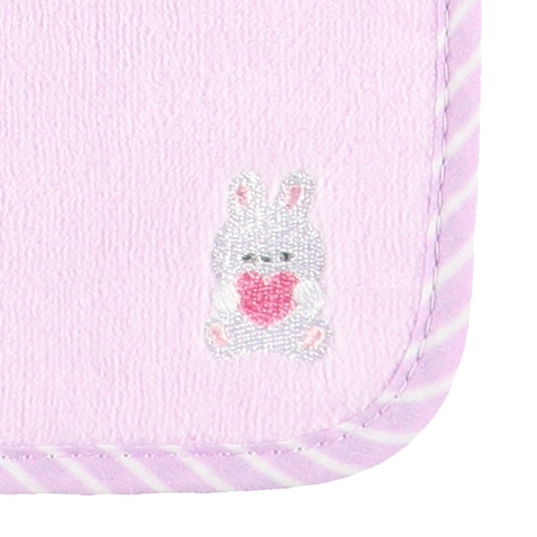 3枚組抗菌ミニタオル ワンポイント刺繍（うさぎ・ユニコーン・ねこ）