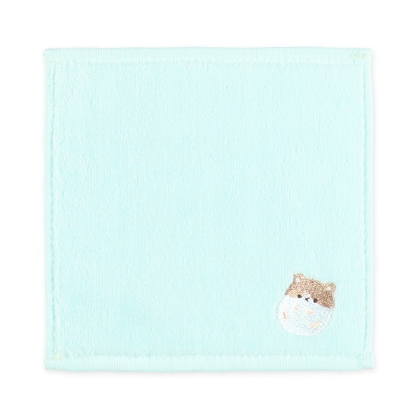 3枚組抗菌ミニタオル ワンポイント刺繍（くま・いぬ・ハムスター）