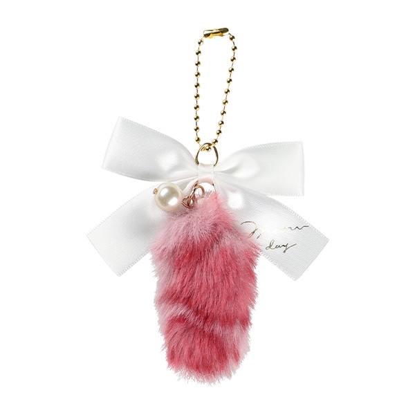 リボンファーチャーム(レオパード・ベリー)