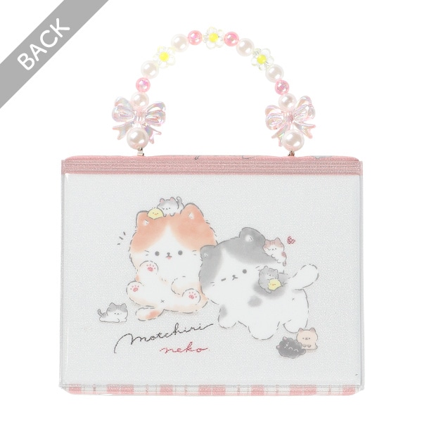 カギ付きバッグマイシールバインダー（もっちりねこ）