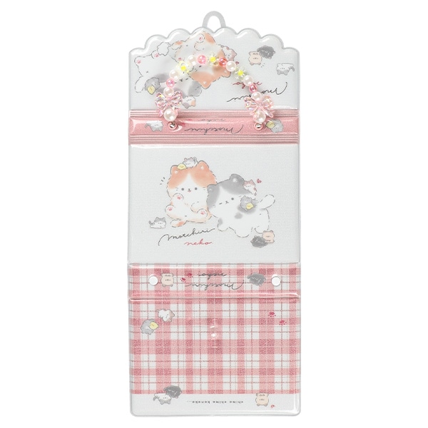 カギ付きバッグマイシールバインダー（もっちりねこ）