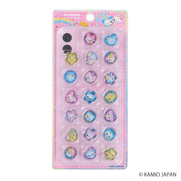 カミオジャパン）KiraCoro おはじきシール（ハッピーマーチ）