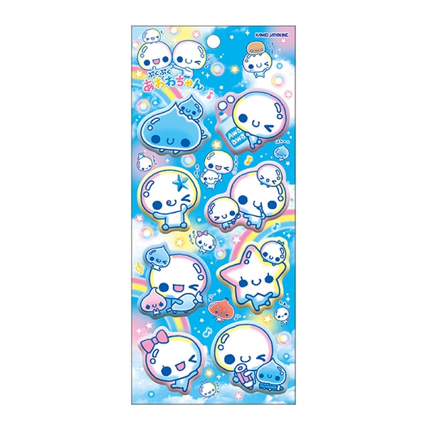 カミオジャパン）もーっともっちりシール 平成ファンシー（アワワちゃん）