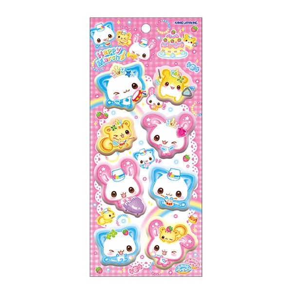 カミオジャパン）もーっともっちりシール 平成ファンシー（ハッピーマーチ）
