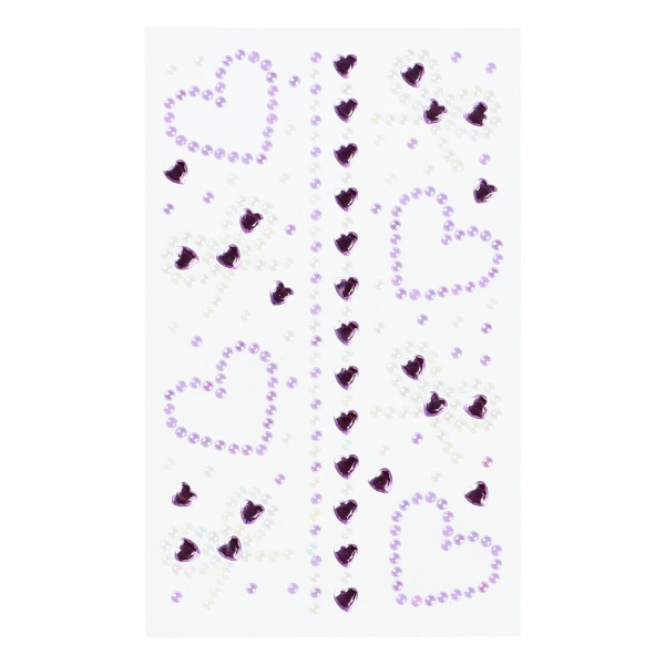 カミオジャパン）メイクストーンシール パープル