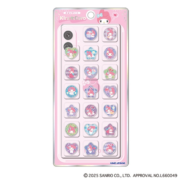 カミオジャパン）KiraCoro おはじきシール（マイメロディ）