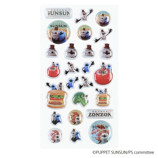 クラックス）うるちゅるポップシール（スンスン・ゾンゾン）