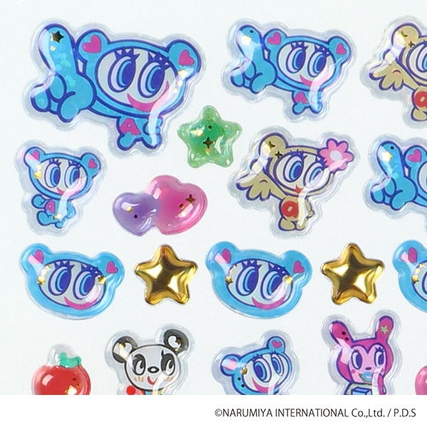 クラックス）うるちゅるポップシール（エンジェルブルー）