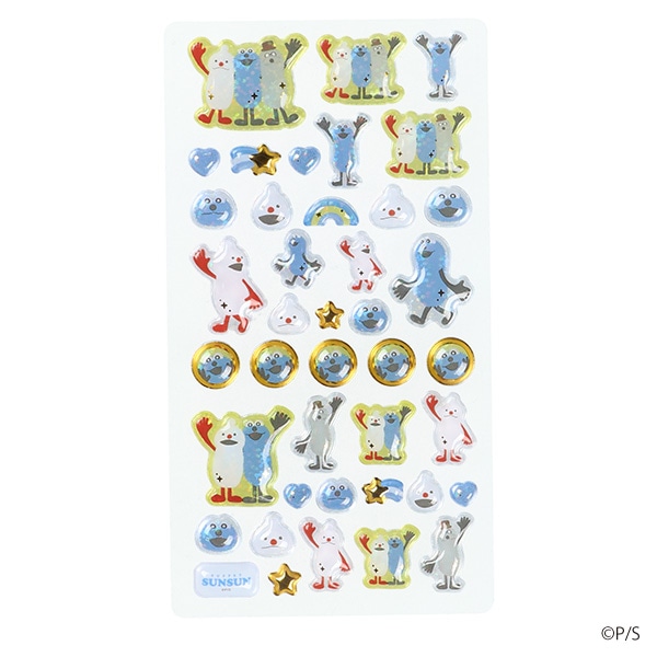 クラックス）うるちゅるポップシール（パペットスンスン）