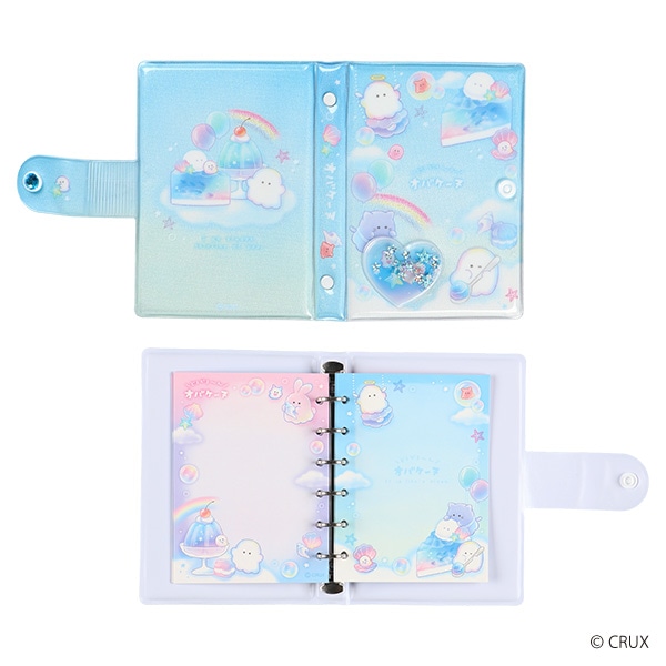 クラックス）シャカシャカカプセルシールバインダー マリンスイーツ（オバケーヌ）