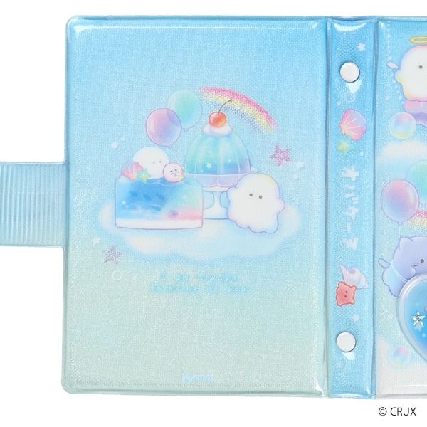 クラックス）シャカシャカカプセルシールバインダー マリンスイーツ（オバケーヌ）