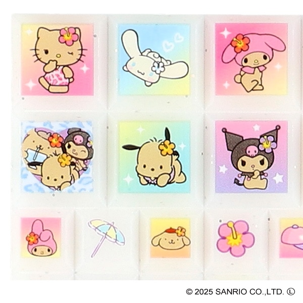 クラックス）カットピースシール 日焼け（サンリオキャラクターズ）