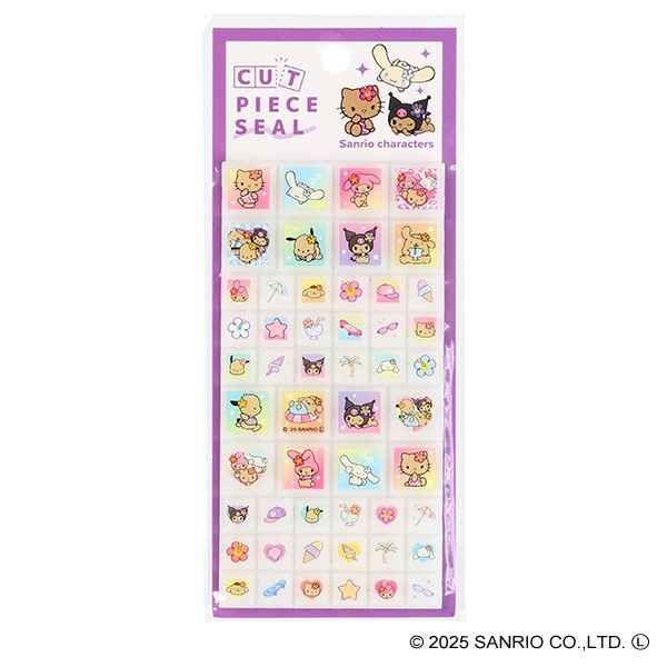 クラックス）カットピースシール 日焼け（サンリオキャラクターズ）