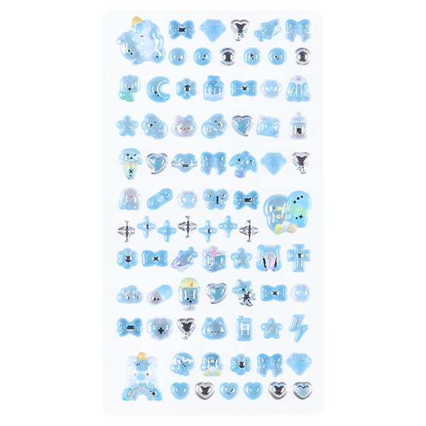 クラックス）うるちゅるプチシール（ブルー）