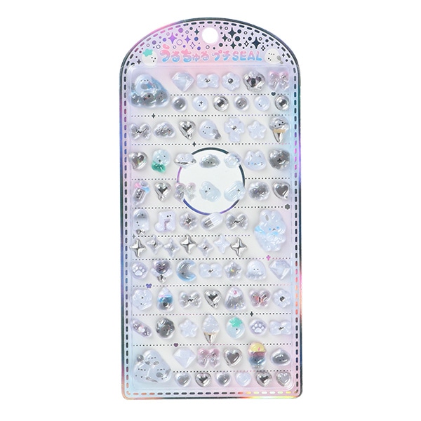 クラックス）うるちゅるプチシール（ホワイト）