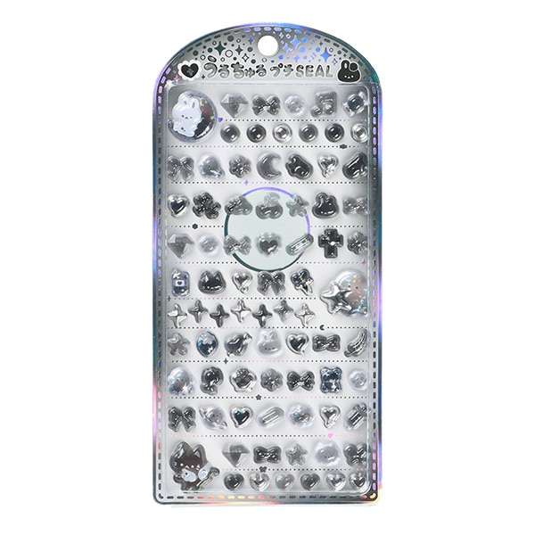 クラックス）うるちゅるプチシール（ブラック）