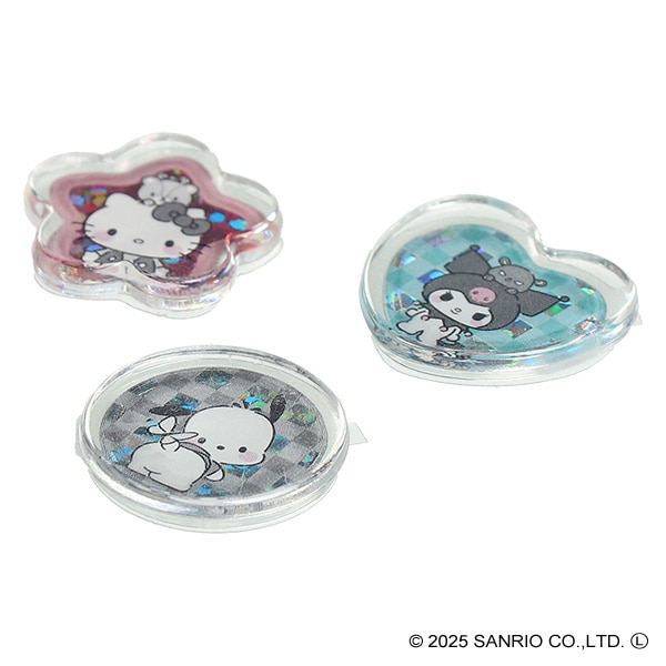 クラックス）おはじきシール モノトーン（サンリオキャラクターズ）