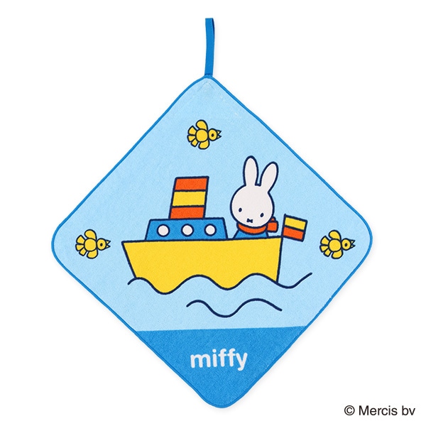 3枚組シャーリングループ付きタオル（ミッフィー・いっしょにぼうけん）