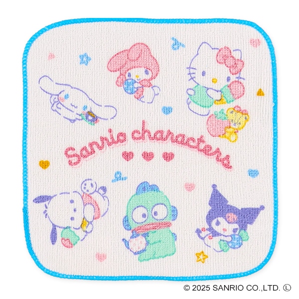 3枚組ミニタオル（ピクニック・サンリオキャラクターズ）