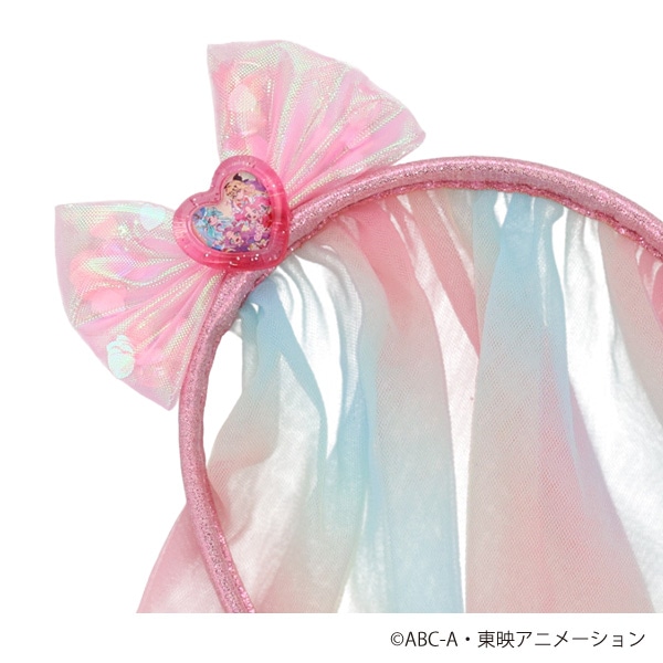 イヤリング付カチューシャ（名探偵プリキュア！・ピンク）