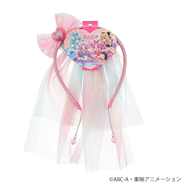 イヤリング付カチューシャ（名探偵プリキュア！・ピンク）