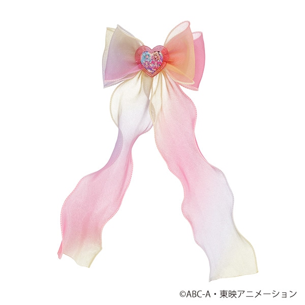 リボンヘアクリップ（名探偵プリキュア！・ピンク）