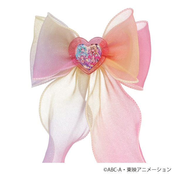 リボンヘアクリップ（名探偵プリキュア！・ピンク）