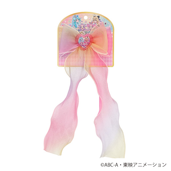リボンヘアクリップ（名探偵プリキュア！・ピンク）