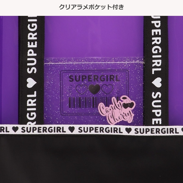 クリアトートビーチバッグ（ハート）