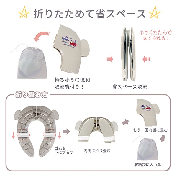 永和）折りたたみ補助便座（はたらくくるま）