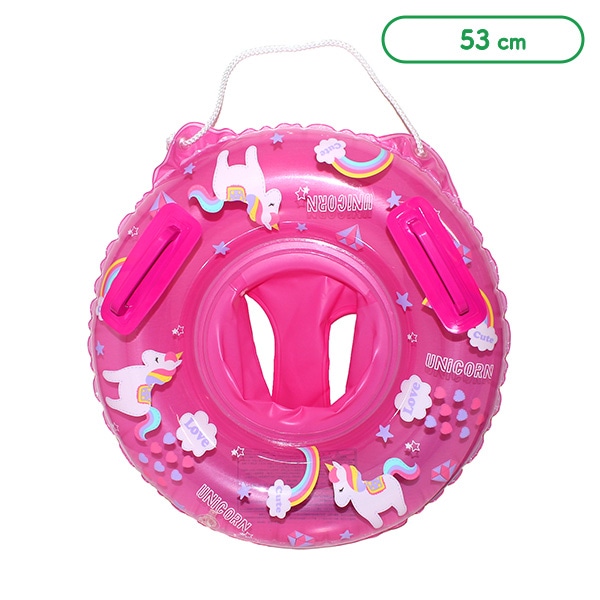 永和）ベビー浮き輪 53cm（ユニコーン）