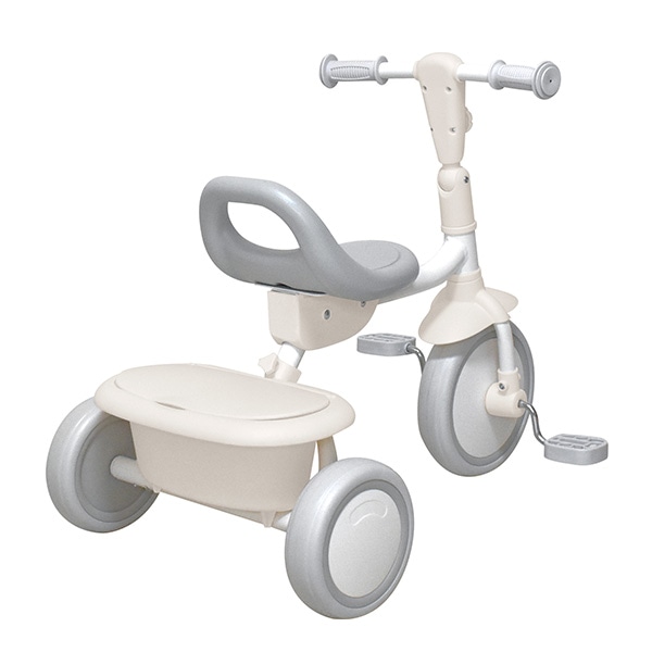 お出かけ三輪車 ホワイト