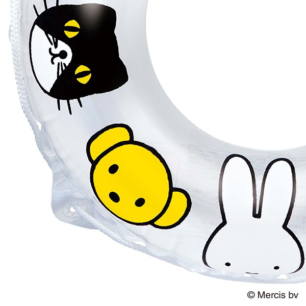 ベルコット）ロープ付き浮き輪 60cm（ミッフィー&フレンズ）