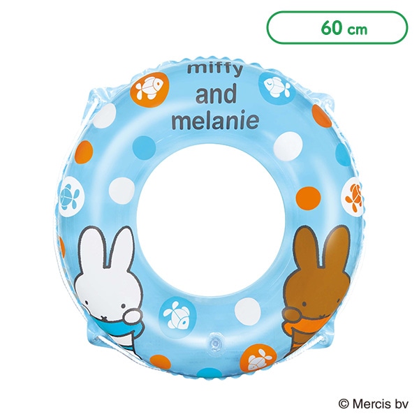 ベルコット）ロープ付き浮き輪 60cm（ミッフィー・メラニー）