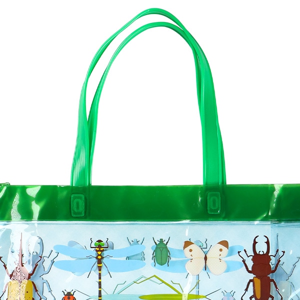 角型ビーチバッグ（昆虫）