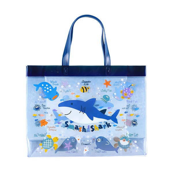 角型ビーチバッグ（海の生き物）