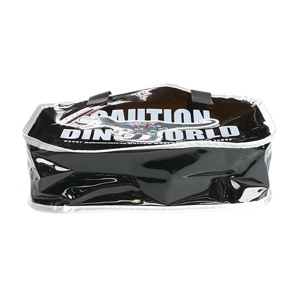 スパンコール入りトートビーチバッグ（ティラノ）