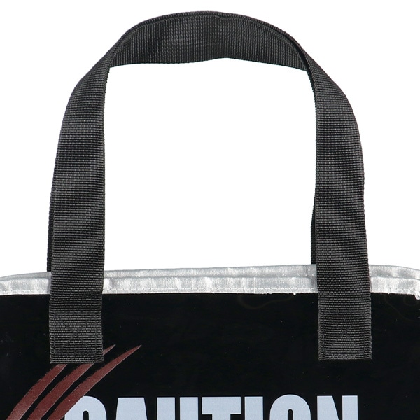 スパンコール入りトートビーチバッグ（ティラノ）