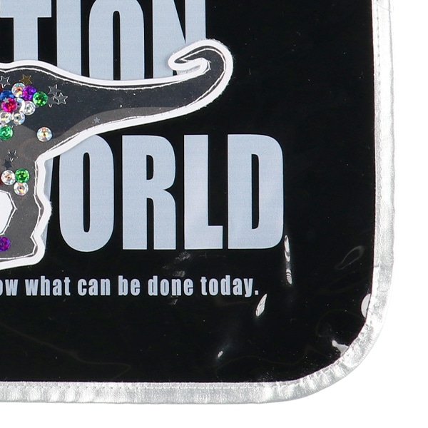 スパンコール入りトートビーチバッグ（ティラノ）